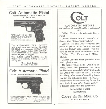The Commercial Colt Caliber .45 Government Model Manual - Page 8 The Commercial Colt Caliber .45 Government Model Manual - Page 8