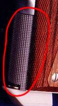This is a checkered front strap. This is a checkered front strap.