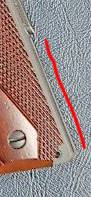 This is a flat mainspring housing which was characteristic of the original M1911 This is a flat mainspring housing which was characteristic of the original M1911