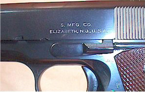 Singer M1911 Pistol Slide Markings Singer M1911 Pistol Slide Markings