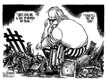 WTC Get My Gun Cartoon WTC Get My Gun Cartoon