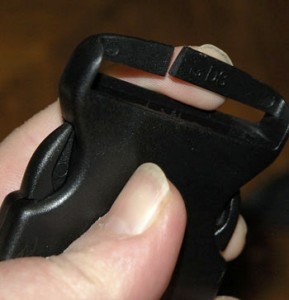 Broken Buckle On A Uncle Mike's Deluxe Range Bag Broken Buckle On A Uncle Mike's Deluxe Range Bag