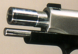 Bull Barrel Muzzle and Full-Length Guide Rod Bull Barrel Muzzle and Full-Length Guide Rod