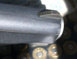 Front sight made by the gunsmith... Front sight made by the gunsmith...