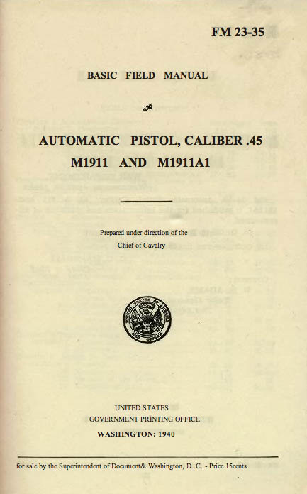 M1911 Manual - Page 2 M1911 Manual - Page 2