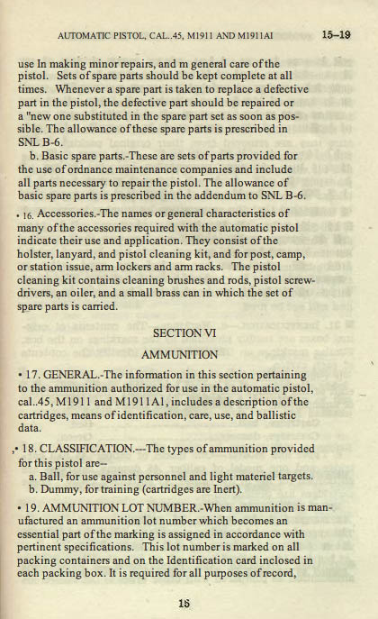 M1911 Manual - Page 21 M1911 Manual - Page 21