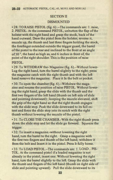 M1911 Manual - Page 28 M1911 Manual - Page 28