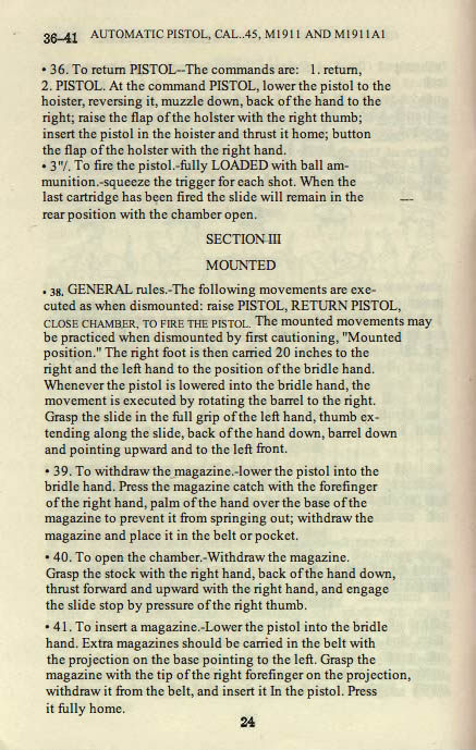 M1911 Manual - Page 30 M1911 Manual - Page 30
